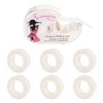 Fashion Tape Double Sided for Clothes & Body, 7 Rolls Total Body Tape for Women, Strong Adhesive Fab…