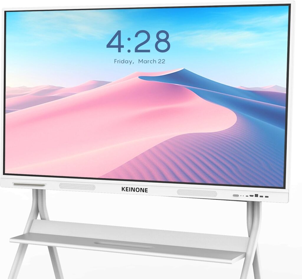 4K Smart Board for Classroom, 55 Inch 8+128 GB Touchscreen Interactive Smartboar…