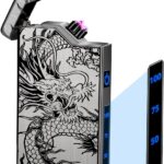 Birthday Gifts for Men, Electric Lighter USB Rechargeable, Electronic Arc Plasma…
