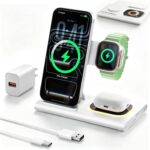 3 in 1 Foldable Charging Station for Apple Wireless Charger