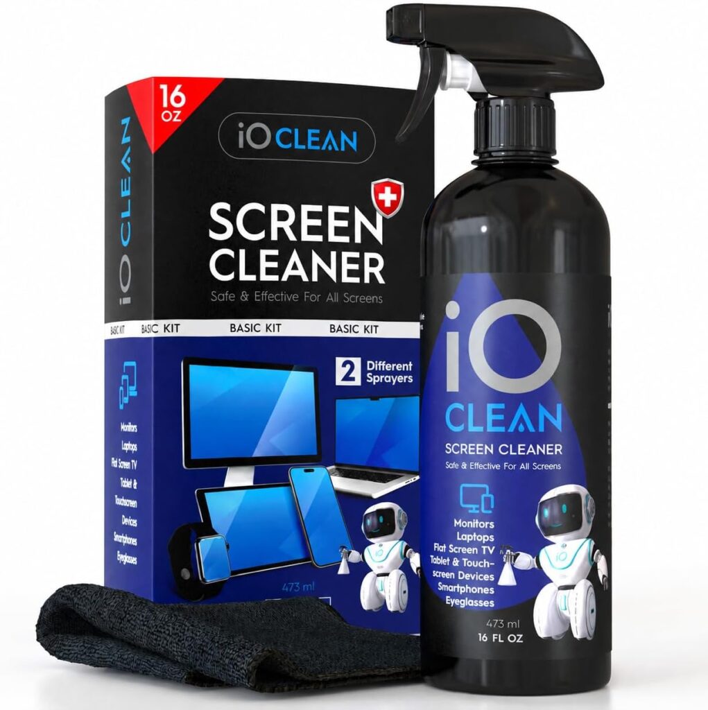iO Clean Screen Cleaner Spray (16oz – 473ml)