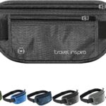 travel inspira RFID Blocking Money Belt – Hidden Travel Wallet, Black